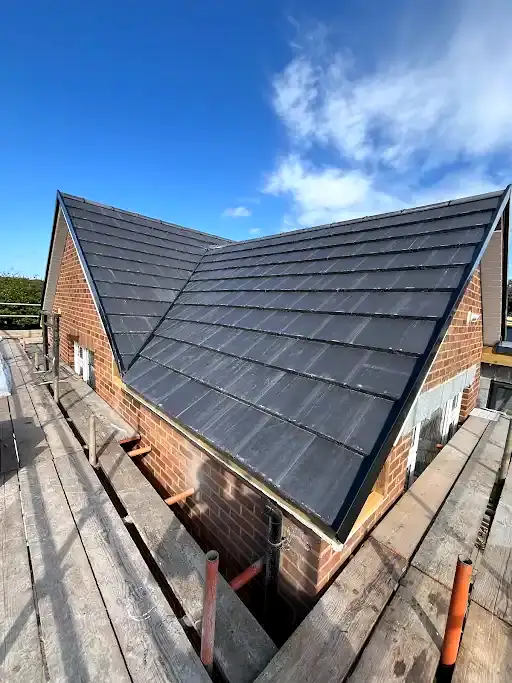 New concrete-tile hip roof in Broadstone